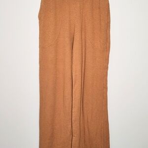 Free People FP Beach Size XS Knit Pants Rust Pockets